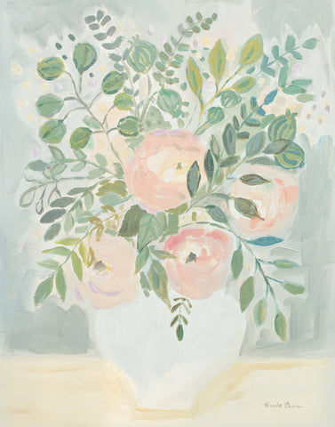 Blushing Bouquet Crop - Wall Art - By Farida Zaman- Gallery Art Company