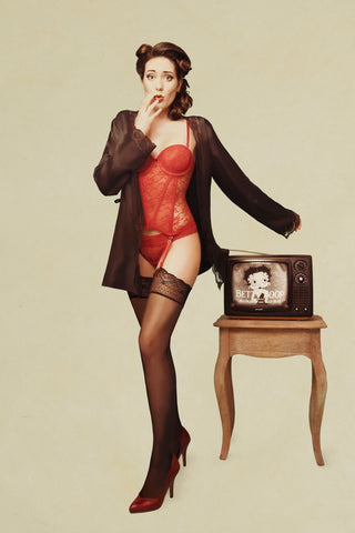 Pin Up Girl II - Wall Art - By Bart Peeters- Gallery Art Company
