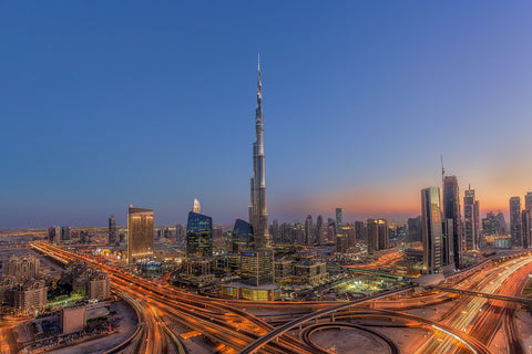 The Amazing Burj Khalifah - Wall Art - By Mohammad Rustam- Gallery Art Company