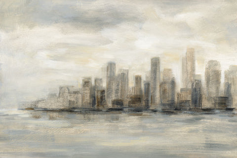 Manhattan Low Clouds - Wall Art - By Silvia Vassileva- Gallery Art Company