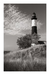 Big Sable Point Lighthouse II BW - Wall Art - By Alan Majchrowicz- Gallery Art Company