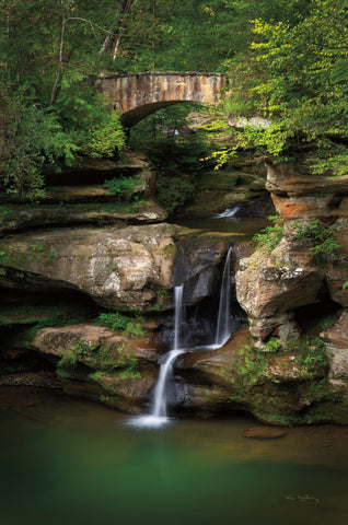 Upper Falls Old Mans Cave - Wall Art - By Alan Majchrowicz- Gallery Art Company