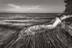 Pictured Rocks Michigan II BW - Wall Art - By Alan Majchrowicz- Gallery Art Company