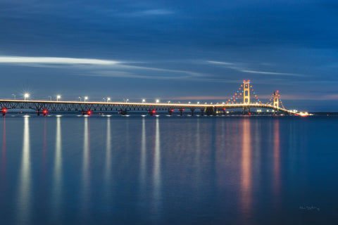 Mackinac Bridge - Wall Art - By Alan Majchrowicz- Gallery Art Company