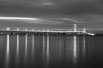 Mackinac Bridge BW - Wall Art - By Alan Majchrowicz- Gallery Art Company