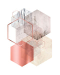 Hexagonal Geo 1 - Wall Art - By Urban Epiphany- Gallery Art Company