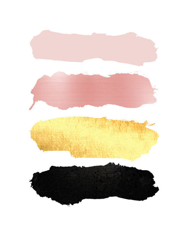 BlushPink Gold 3 - Wall Art - By Urban Epiphany- Gallery Art Company