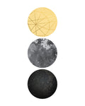 Yellow and Black Geo - Wall Art - By Urban Epiphany- Gallery Art Company