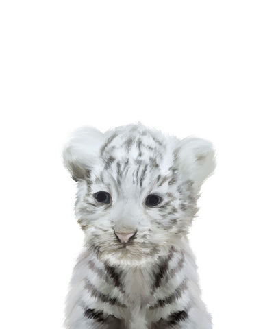 White Tiger - Wall Art - By Leah Straatsma- Gallery Art Company