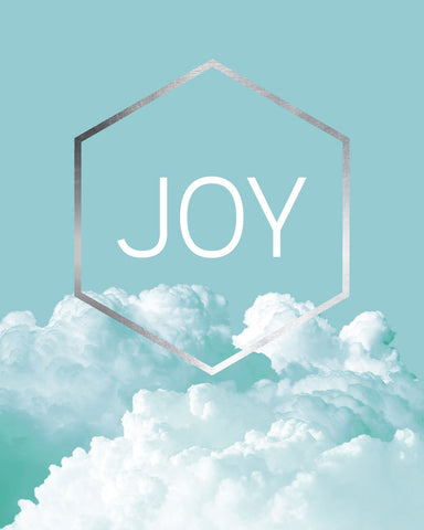 Love Joy Geo Turquoise 3 - Wall Art - By Urban Epiphany- Gallery Art Company