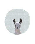 Baby Circle Llama - Wall Art - By Leah Straatsma- Gallery Art Company