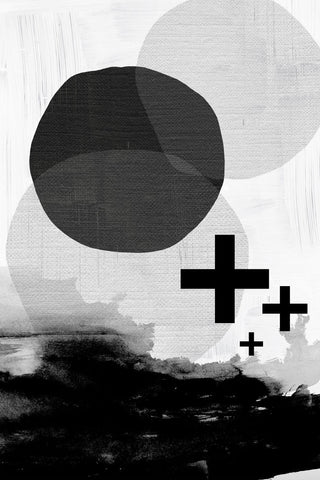 BlackWhiteScandiAbstract - Wall Art - By Urban Epiphany- Gallery Art Company