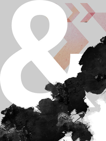 Ampersand Abstract Print - Wall Art - By Urban Epiphany- Gallery Art Company