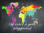 The World is Yours - Wall Art - By Sheldon Lewis- Gallery Art Company