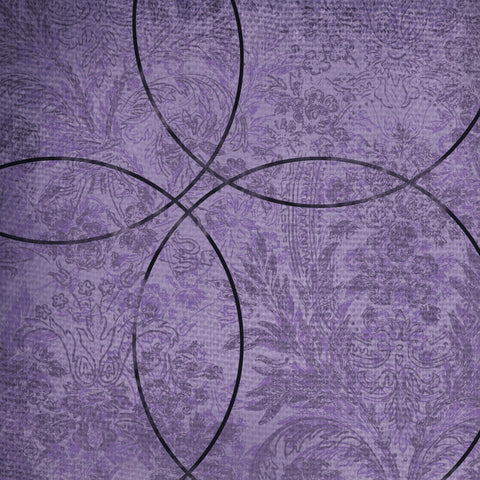 Vibrant Purple Square 4 - Wall Art - By Cynthia Alvarez- Gallery Art Company