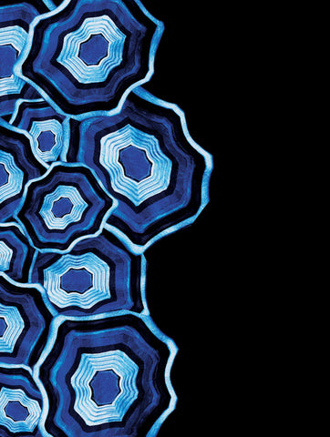 Other Half Of Blue Agates - Wall Art - By Jace Grey- Gallery Art Company