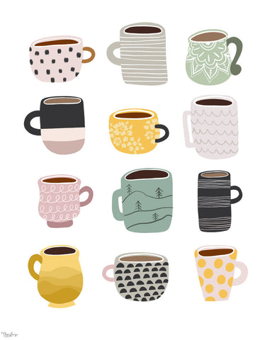 Coffee - Wall Art - By Kyra Brown- Gallery Art Company