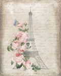 Eiffel Floral - Wall Art - By Kyra Brown- Gallery Art Company