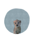 Baby Lion Circle - Wall Art - By Leah Straatsma- Gallery Art Company