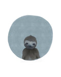 Baby Sloth Circle - Wall Art - By Leah Straatsma- Gallery Art Company