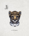 J is for Jaguar - Wall Art - By Leah Straatsma- Gallery Art Company