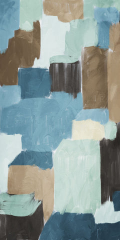 Blue Blocks 1 - Wall Art - By Milli Villa- Gallery Art Company