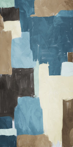 Blue Blocks 2 - Wall Art - By Milli Villa- Gallery Art Company