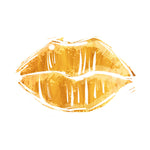 Gold Lips - Wall Art - By Milli Villa- Gallery Art Company