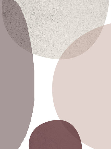 MidCentury ColorDew Burgundy3 - Wall Art - By Urban Epiphany- Gallery Art Company