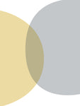 MidCentury Flora Tones YellowGrey8 - Wall Art - By Urban Epiphany- Gallery Art Company