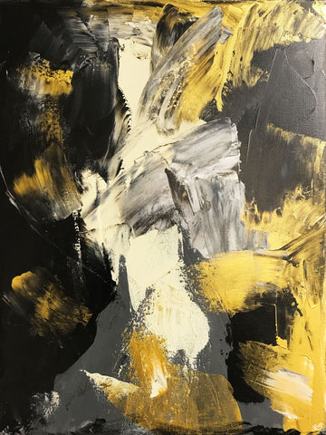 Golden Void - Wall Art - By Victoria Brown- Gallery Art Company