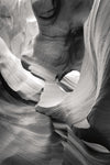 Lower Antelope Canyon IX BW - Wall Art - By Alan Majchrowicz- Gallery Art Company