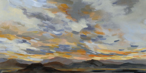 High Desert Sky I Navy - Wall Art - By Silvia Vassileva- Gallery Art Company