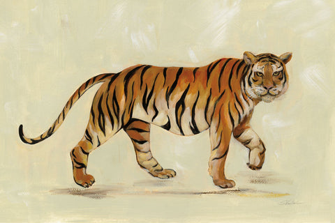 Walking Tiger - Wall Art - By Silvia Vassileva- Gallery Art Company