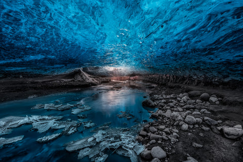 Ice Cave - Wall Art - By Javier de la- Gallery Art Company