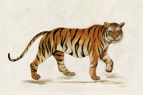 Walking Tiger Light - Wall Art - By Silvia Vassileva- Gallery Art Company