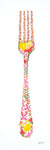 Floral Fork - Wall Art - Wall Art - By Joan E. Davis- Gallery Art Company