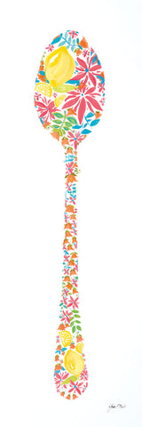 Floral Spoon - Wall Art - By Joan E. Davis- Gallery Art Company