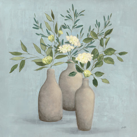 Natural Bouquet II Blue - Wall Art - By Julia Purinton- Gallery Art Company