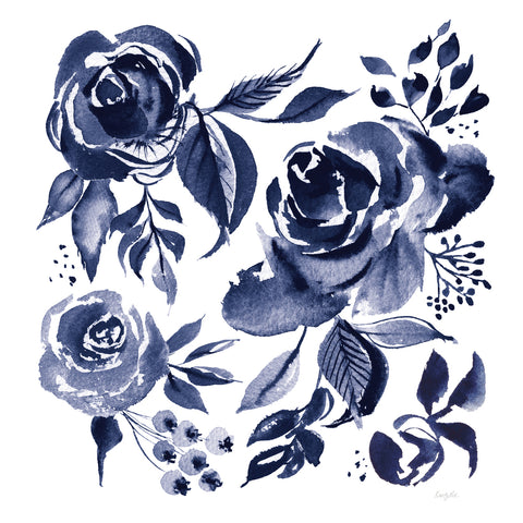 Delft Delight IV DB No Words - Wall Art - By Kristy Rice- Gallery Art Company