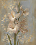 Gladiola Blue - Wall Art - By Silvia Vassileva- Gallery Art Company