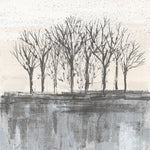 Trees at Dawn II Neutral - Wall Art - By Silvia Vassileva- Gallery Art Company