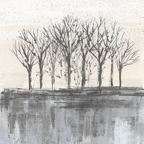 Trees at Dawn II Neutral - Wall Art - By Silvia Vassileva- Gallery Art Company