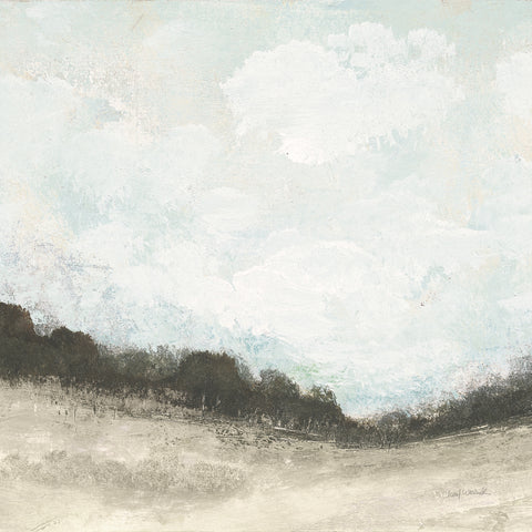 In the Field Square II Neutral - Wall Art - By Cheryl Warrick- Gallery Art Company