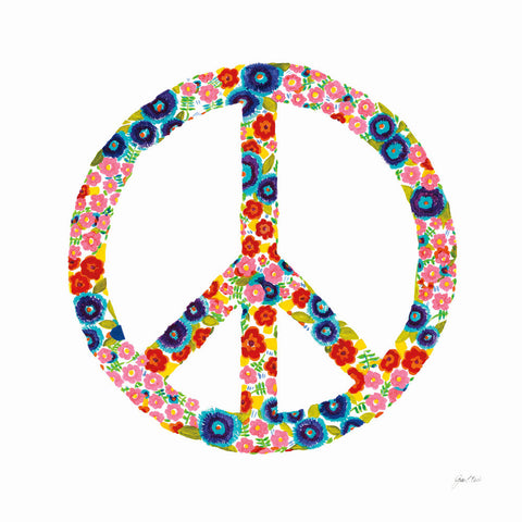 Peace and Love I - Wall Art - By Joan E. Davis- Gallery Art Company