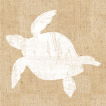 Driftwood Coast III White Burlap - Wall Art - By Sue Schlabach- Gallery Art Company