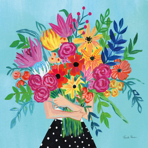 A Bunch of Flowers II - Wall Art - By Farida Zaman- Gallery Art Company