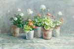 Farmhouse Geraniums - Wall Art - By Danhui Nai- Gallery Art Company