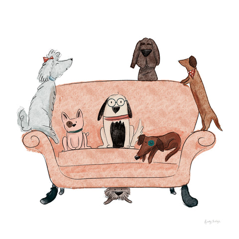 Playful Pets Dogs I - Wall Art - By Becky Thorns- Gallery Art Company