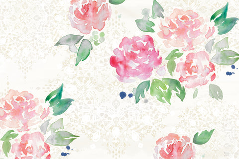 Moroccan Bouquet III Light - Wall Art - By Dina June- Gallery Art Company